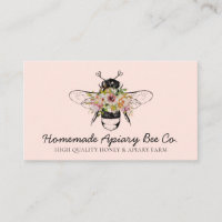 Blus Pink Cute Hearts Floral Apiary Honey Bee
