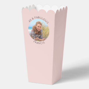 Blush 40 & Fabulous Photo Favour Box