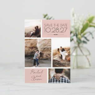 Blush 4 Photo Save The Date
