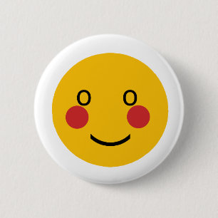 Blush 6 Cm Round Badge