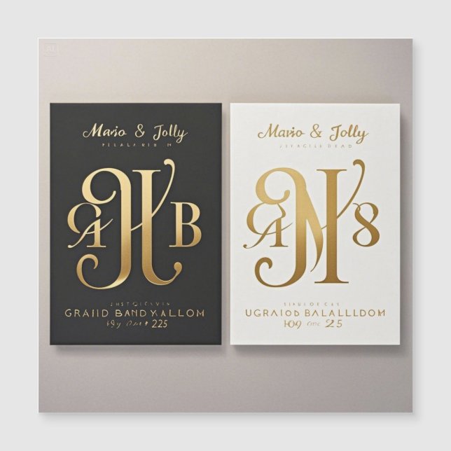 Blush and Gold Elegance Invitation (Front)
