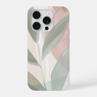 Blush and Sage Botanical Abstract – Soft Modern  iPhone 15 Pro Case