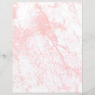 Blush and White Marble Scrapbook Paper