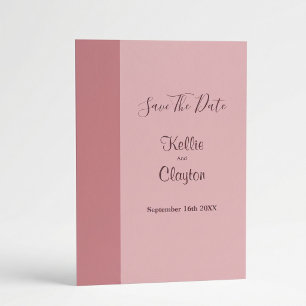 Blush Bar Save The Date Invitation