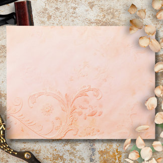 Blush Baroque Lace Sacred Heart Envelope
