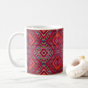 Blush Bazaar: Pink Moroccan Heritage Elegance Coffee Mug