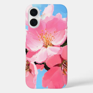 Blush Bloom Cherry Blossom iPhone 16 Case