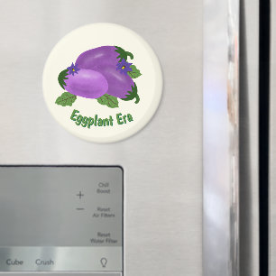 Blush & Bloom Eggplant Collection – Ivory Glow Magnet