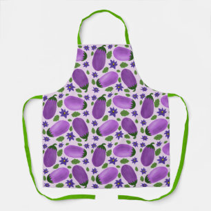 Blush & Bloom Eggplant Collection – Soft Lilac Apron