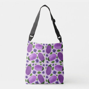 Blush & Bloom Eggplant Collection – Soft Lilac Crossbody Bag
