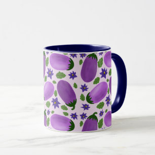 Blush & Bloom Eggplant Collection – Soft Lilac Mug