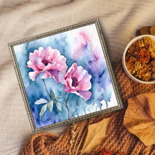 Blush Blooms: A Delicate Watercolor Photo Print