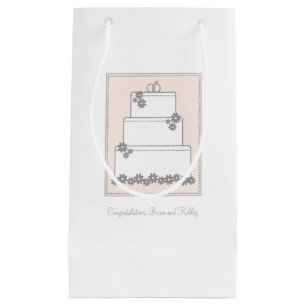 Blush Blooms Wedding Gift Bag