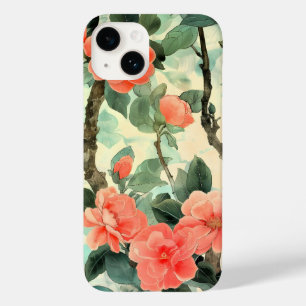 Blush Blossom Camelia Garden Watercolor Case-Mate iPhone 14 Case