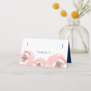 Blush Blossoms Place Card