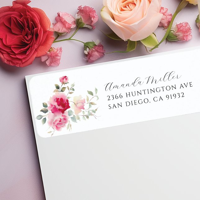 Blush Blossoms Return Address (Creator Uploaded)