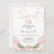 Blush Boho Floral Rose Gold  Sweet 16 Birthday