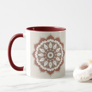 "Blush Boho Mandala Elegant Coffee Mug" Mug