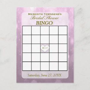 Blush Bokeh   Bingo Card