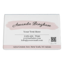 Blush Brushstroke Business