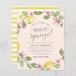 Blush   Budget Lemon Main Squeeze Bridal Shower