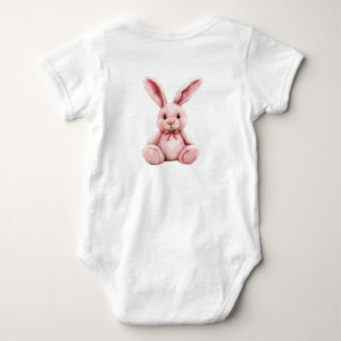Blush Bunny Cuddles Baby Bodysuit
