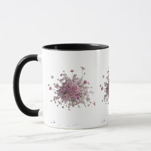 Blush Cherry Blossom – Elegant Pink Floral Combo Mug