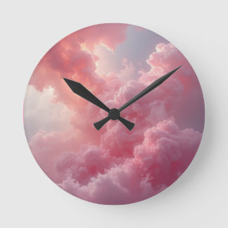 Blush Cloud Mirage 2 Round Clock