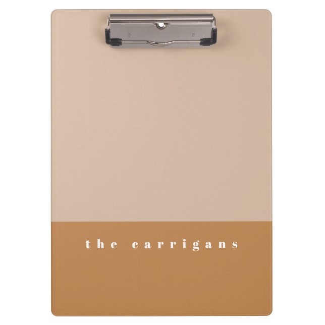 Blush Colour Block Clipboard (Front)