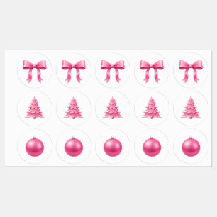 Blush Coquette Christmas Pink Holiday