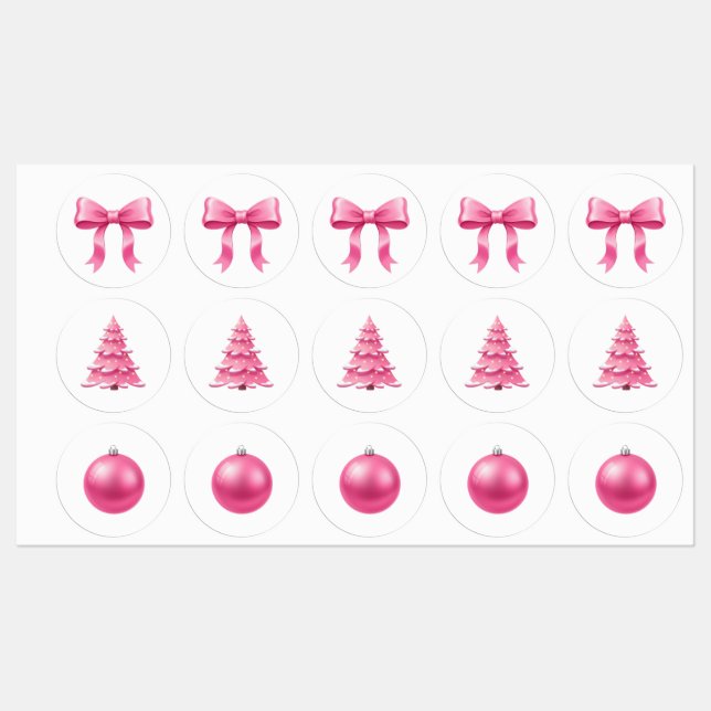 Blush Coquette Christmas Pink Holiday (Sheet)