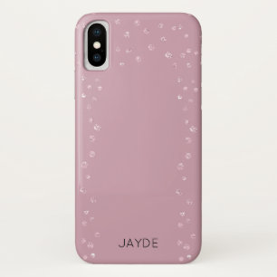 Blush Crystal Confetti Mobile Phone Case