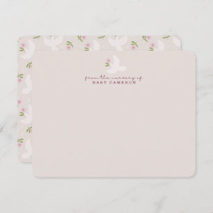 Blush Dove Nursery Note Card