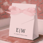 Blush Dusty Pink Girly Script Monogram Name Modern Favour Box<br><div class="desc">Blush Dusty Pink Sparkle Glitter Monogram Add Your Own Name Paper Party Gift Boxes This makes the perfect sweet 16 birthday,  wedding,  bridal shower,  anniversary,  baby shower or bachelorette party gift for someone that loves glam luxury and chic styles.</div>