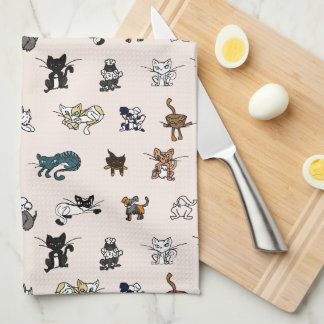 Blush Elemental pets Tea Towel