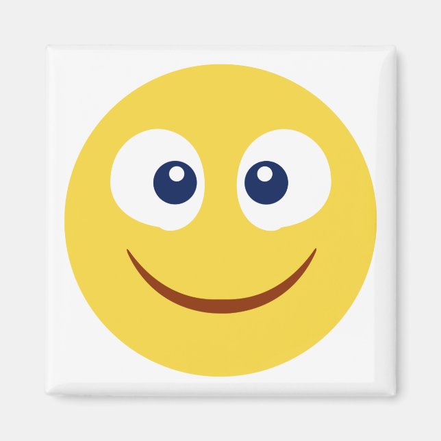 Blush Emoji Magnet (Front)