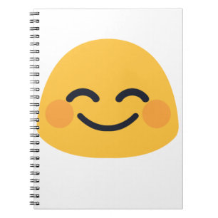 Blush Emoji Notebook
