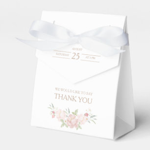 Blush Floral Baby Shower Favour Box