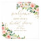 Blush Floral Bridal Shower Welcome Poster