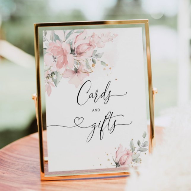 Blush floral Cards and gifts Poster (Creator Uploaded)
