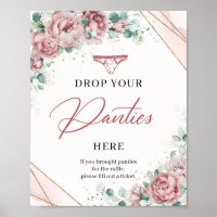 Blush floral eucalyptus Drop your Panties here