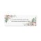 Blush Floral Greenery Wedding Website Card Mini
