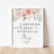 Blush floral how many kisses bridal shower game