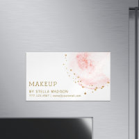 Blush Floral Petal Gold Glitter Dots