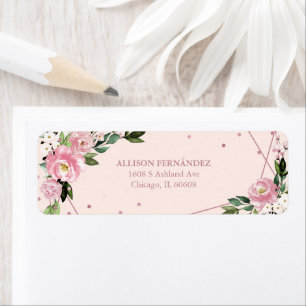 Blush Floral Quinceanera