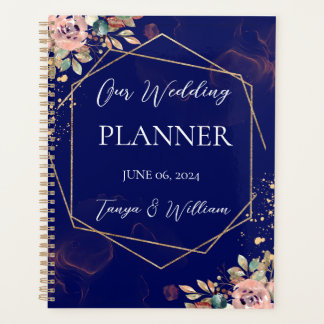Blush Floral Wedding Planner 