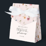 Blush Floral Wildflower Bridal Shower Gift Favour Box<br><div class="desc">Blush Floral Wildflower Bridal Shower Gift Favour Box</div>