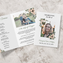 Blush Florals Photo Celebrating Life