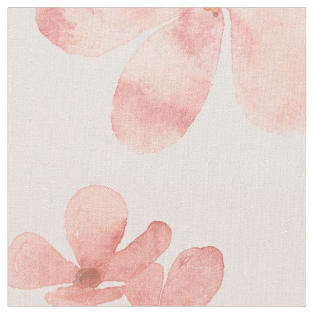 Blush Flowers Fabric (Close Up)