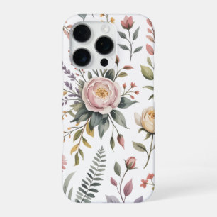 Blush Garden Roses iPhone 16 Pro Case